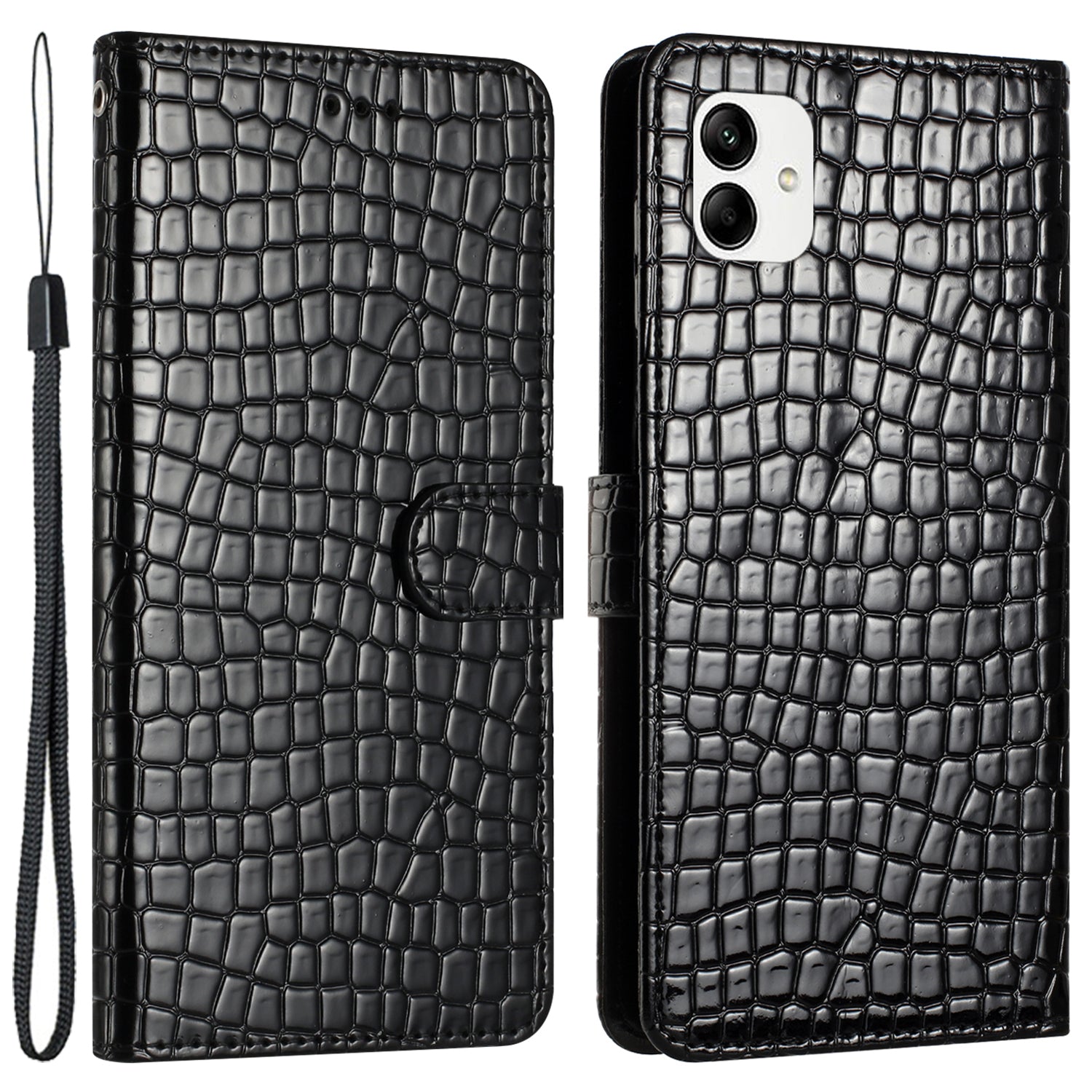 Crocodile Texture Shell for Samsung Galaxy A04 4G (164.4 x 76.3 x 9.1 mm) Leather Wallet Stand Cover Phone Case Crocodile Texture Shell for Samsung Galaxy A04 4G (164.4 x 76.3 x 9.1 mm) Leather Wallet Stand Cover Phone Case